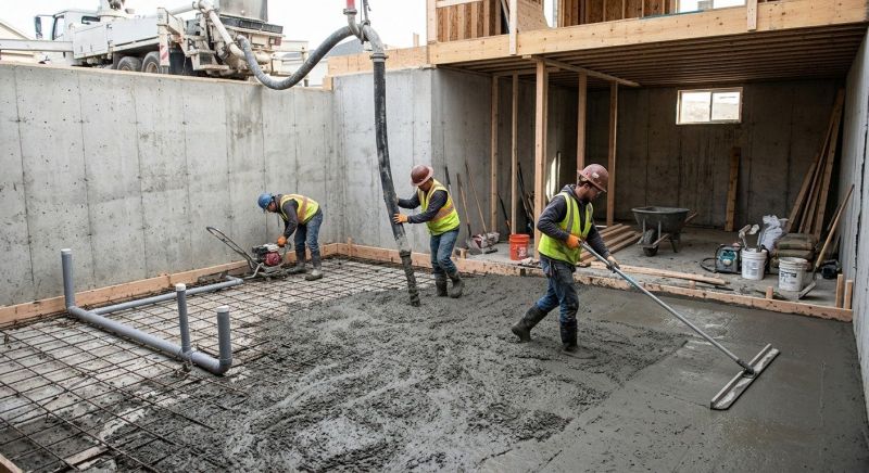 Basement Concrete Installation in Haines City, FL