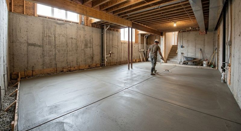 Basement Concrete Installation in Kathleen, FL