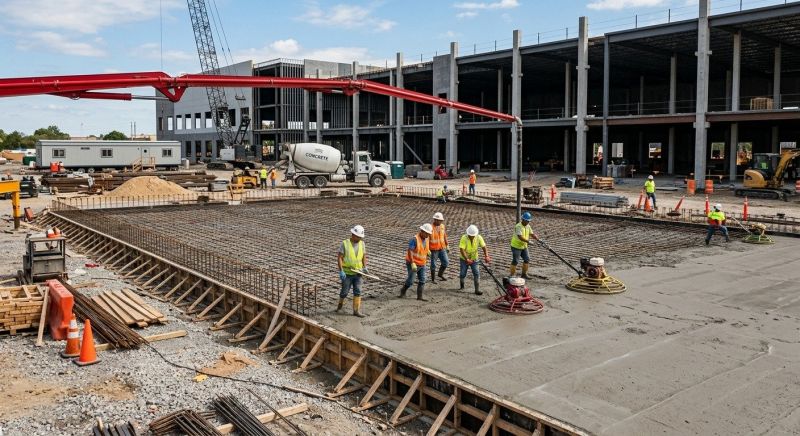 Commercial Slab Construction in Brandon, FL