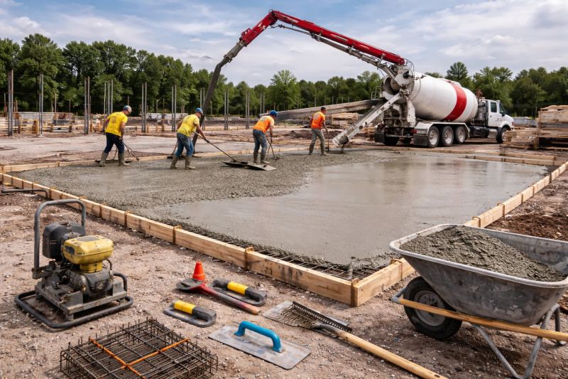 Commercial Slab Construction in Dover, FL