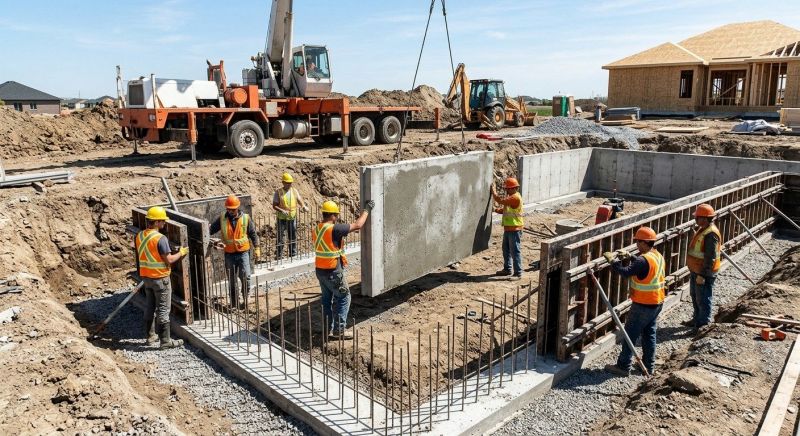 Foundation Wall Pouring in Bartow, FL