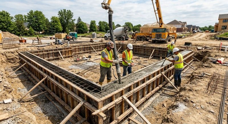 Foundation Wall Pouring in Thonotosassa, FL